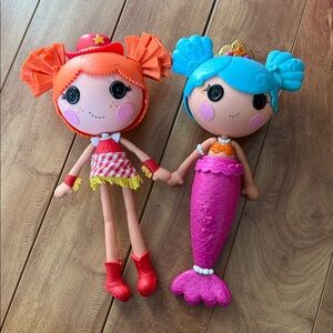 Lalaloopsy workshop cowboy and mermaid
